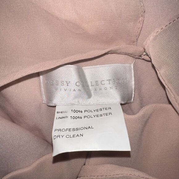 NWT Dessy Collection Sz 16-R Toasted Sugar Long Sleeve Evening Gown. $265.00 - Picture 9 of 10